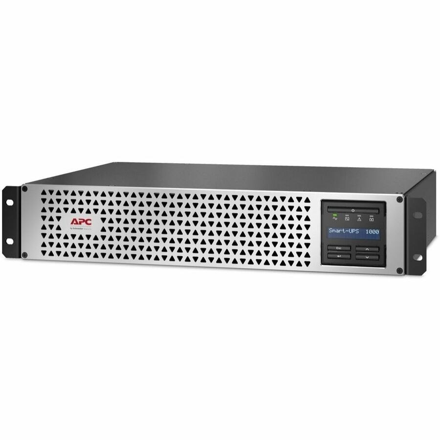 APC Smart-UPS, Line Interactive, 1000VA, Lithium-ion, Rack/Tower, 2U, 120V, 6x NEMA 5-15R outlets, SmartConnect Port+SmartSlot, AVR, LCD [TAA]