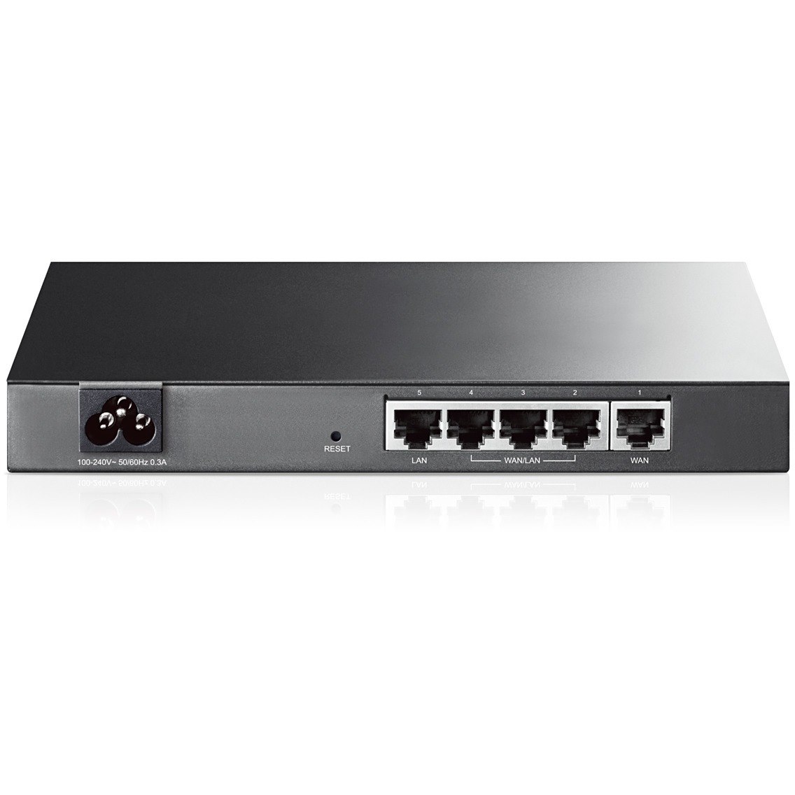 TP-LINK TL-R470T+ 5-port Load Balance Broadband Routerr, 3 Configurable WAN/LAN ports, 1 LAN, 1 WAN