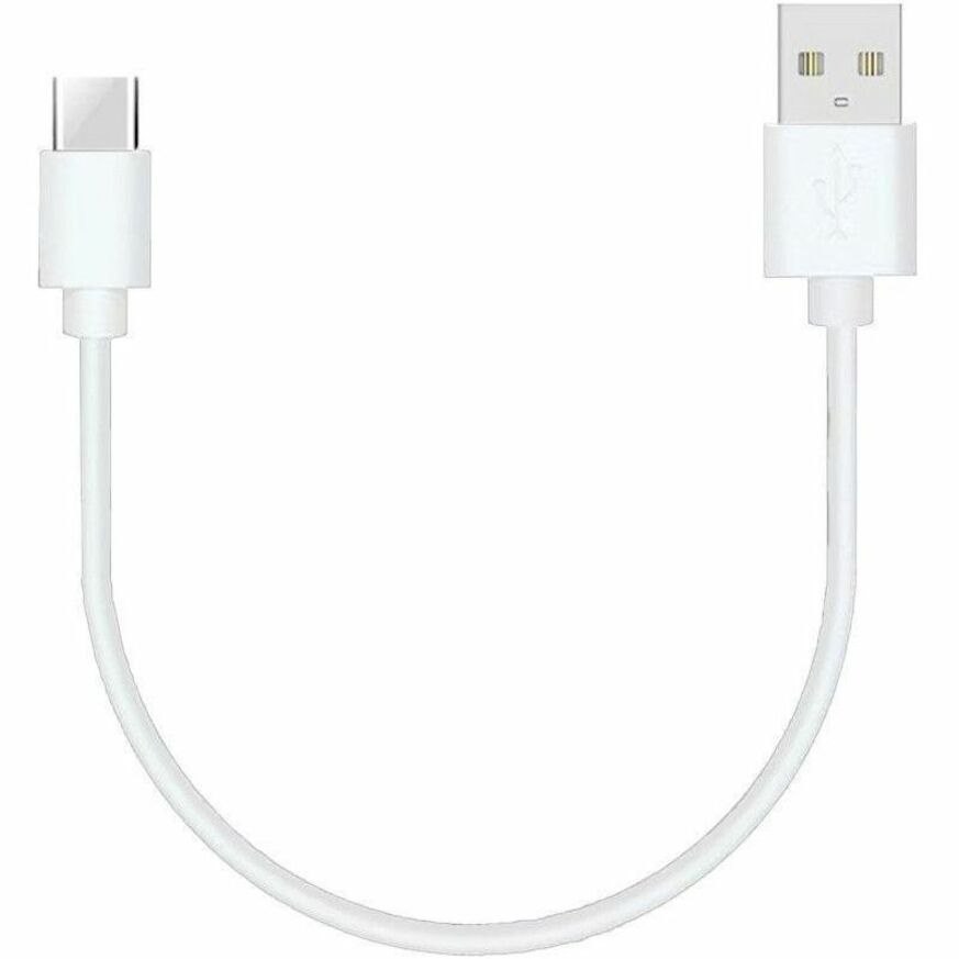 4XEM 1FT USB-A to USB-C Power Delivery Cable - White