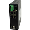 Unmanaged Hardened Gigabit Ethernet Switch 4 10/100/1000Base-T Ports + 2 100/1000Base-X SFP Slots