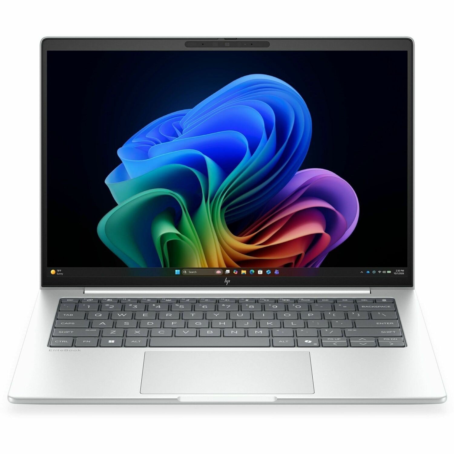 HP EliteBook 8 G2i 14" Copilot+ PC Notebook - WQXGA - Glacier Silver