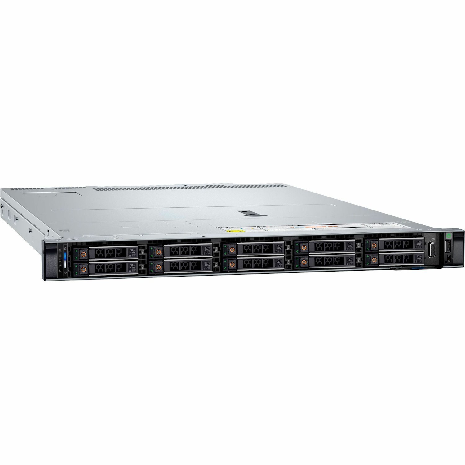 Dell PowerEdge R660xs 1U Rek Server - 1 x Intel Xeon Silver 2 GHz - 64 GB RAM - 960 GB SSD - (2 x 480GB) SSD Configuration - Serieel ATA/600, 12Gb/s SAS, NVMe controller