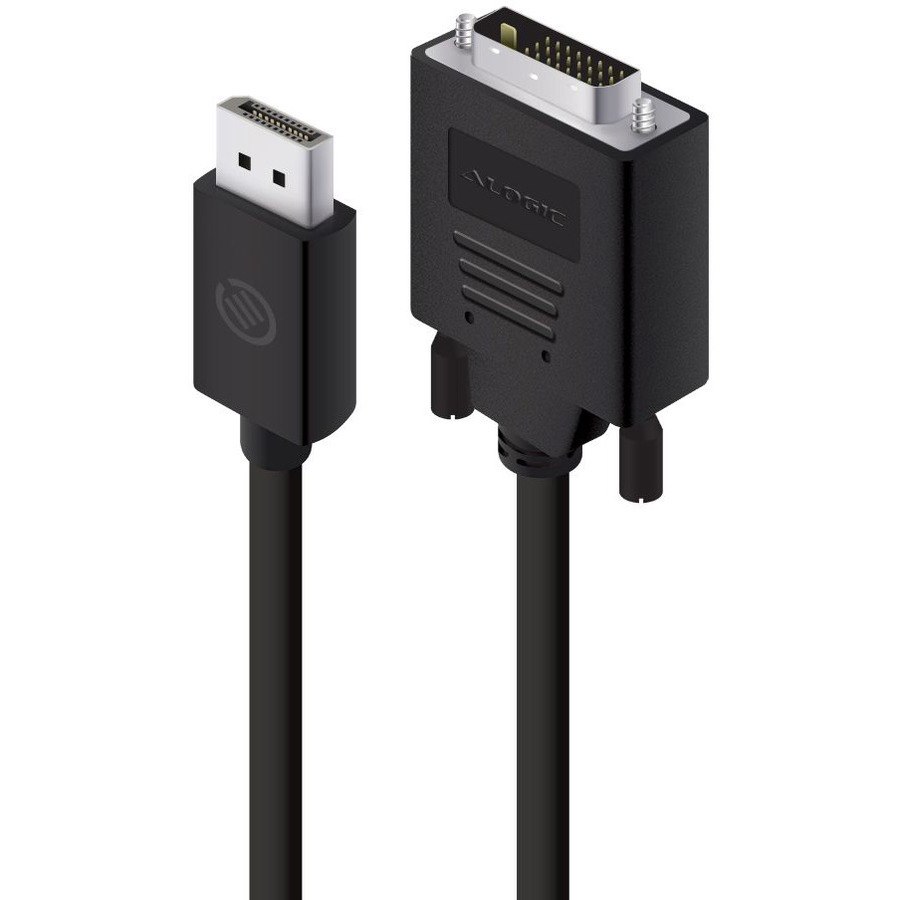 Alogic Elements 2 m DisplayPort/DVI-D A/V Cable for Computer, Monitor, Projector, Docking Station - 1