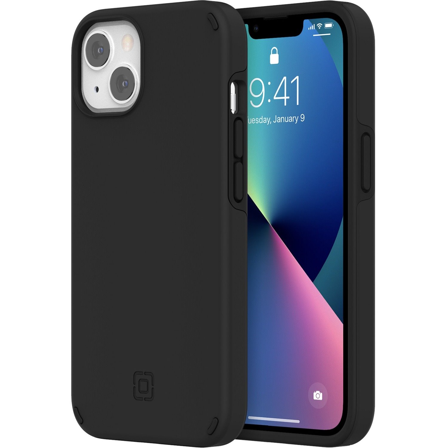 Incipio Duo Case for Apple iPhone 13 Smartphone - Black