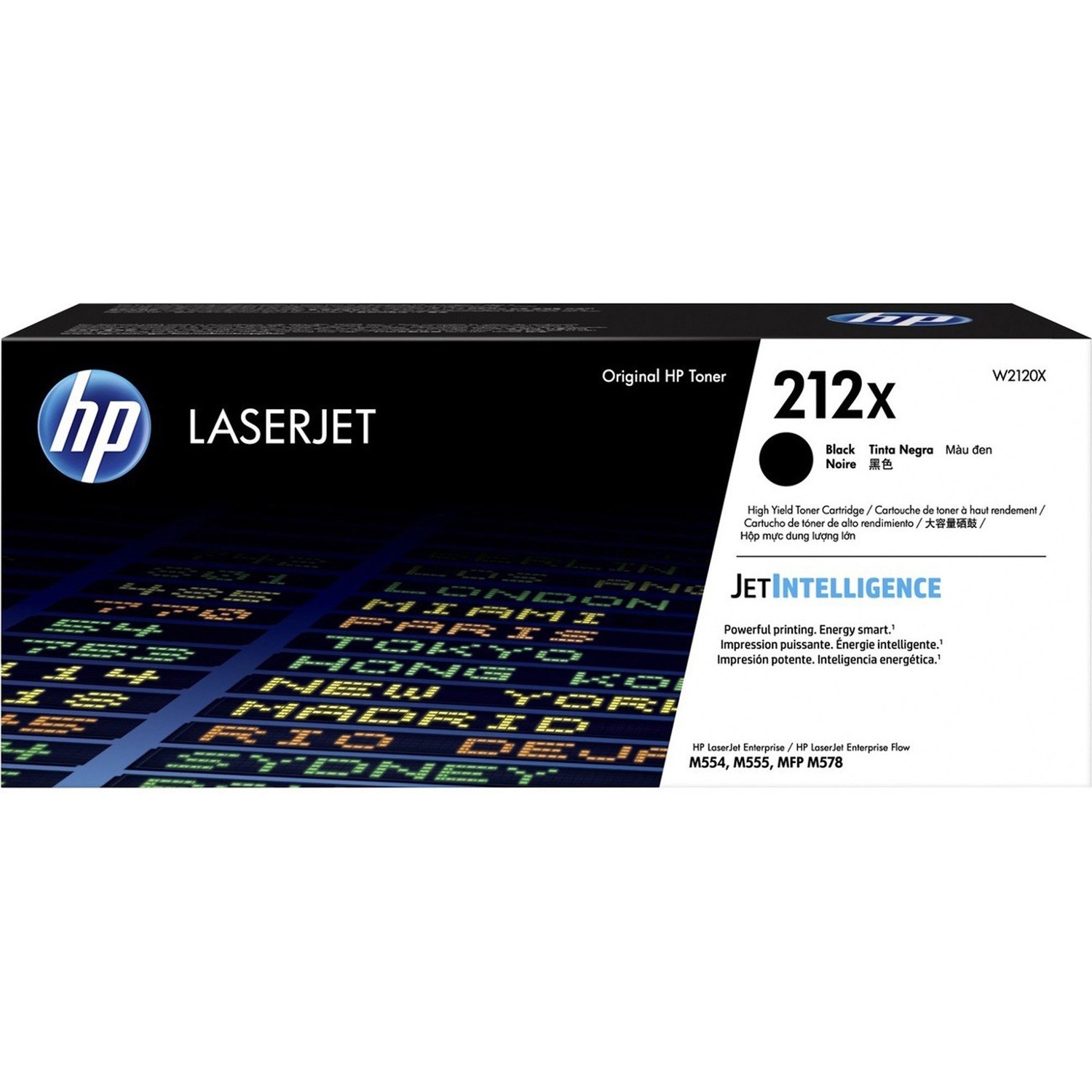 HP 212X BLACK HIGH YIELD TONER - APPROX 13K PAGES - FOR M554, M555, M558 SERIES