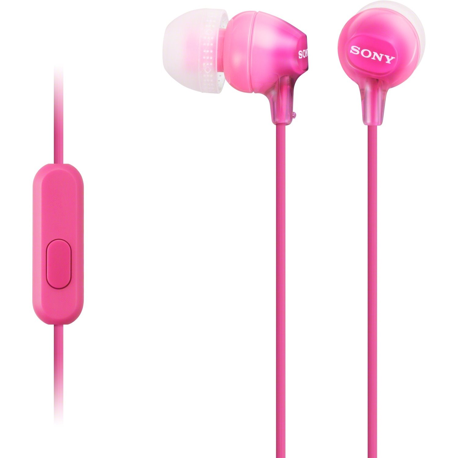 Sony Fashion Color MDR-EX15AP Wired Over-the-ear Stereo Earset - Pink