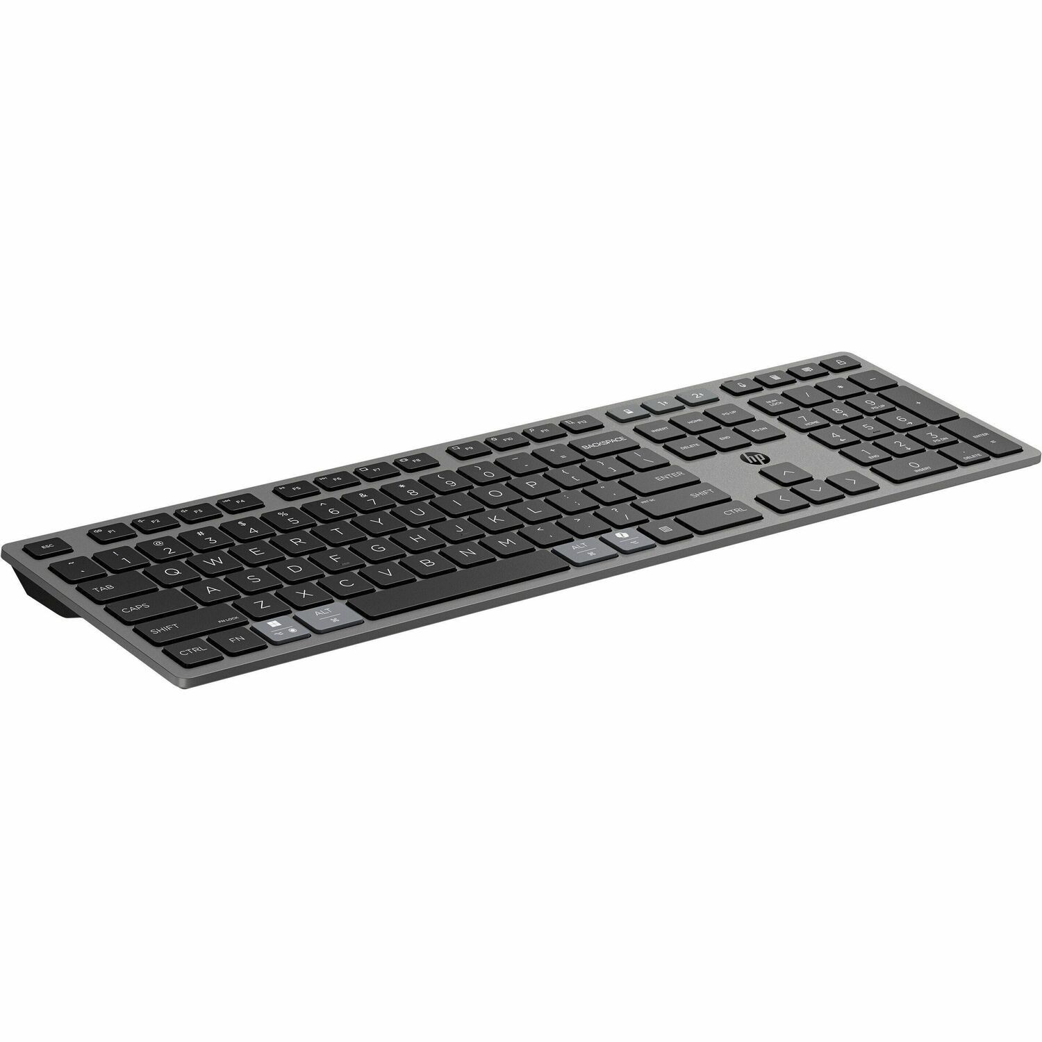 HP 725 Toetsenbord - Full-size - Draadloos Verbinding - USB type A Interface - Belgisch - AZERTY indeling - Zwart
