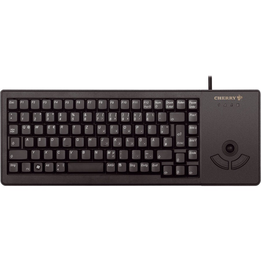 CHERRY G84-5400 Toetsenbord - Kabel Verbinding - USB Interface - Positie-aanwijzer - Zwart