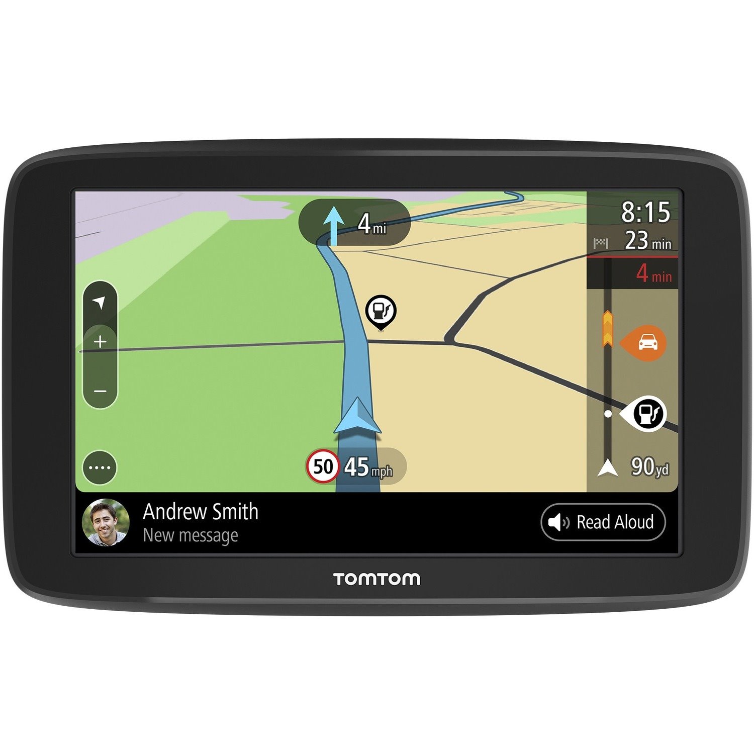 TomTom GO Basic Automobile Portable GPS Navigator - Black - Portable, Mountable