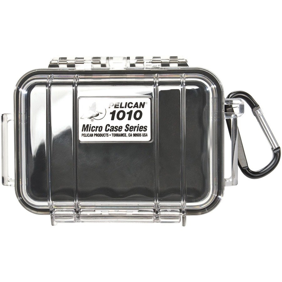 Pelican 1010 Carrying Case iPod - Black, Clear