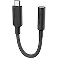 Alogic Elements Pro 10 cm Mini-phone/USB-C Audio Cable for Audio Device, Phone, Tablet, Headphone, Speaker, Amplifier, Mobile Phone, Notebook, Microphone, Chromebook - 1