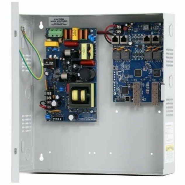 NetWay 4-port Hardened Indoor 4PPoE (802.3bt) Switch with Integral Power