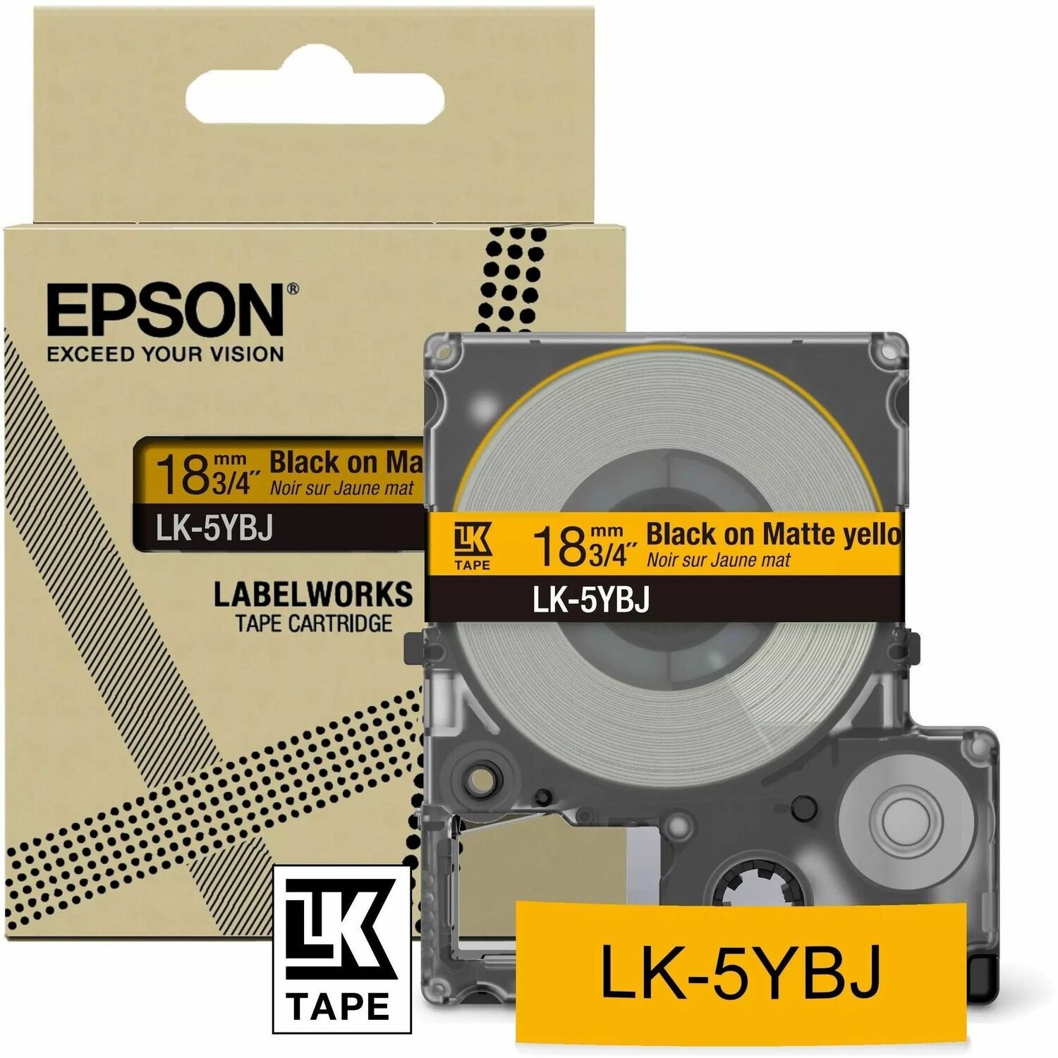 Epson LK-5YBJ Label Tape