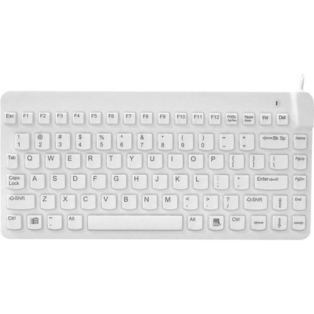 Man & Machine Premium Waterproof Disinfectable Silent 12" Keyboard