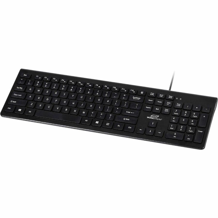 Monoprice Workstream BY Monoprice Low-Profile Spill-Resistant Silent Keyboard - Membrane_