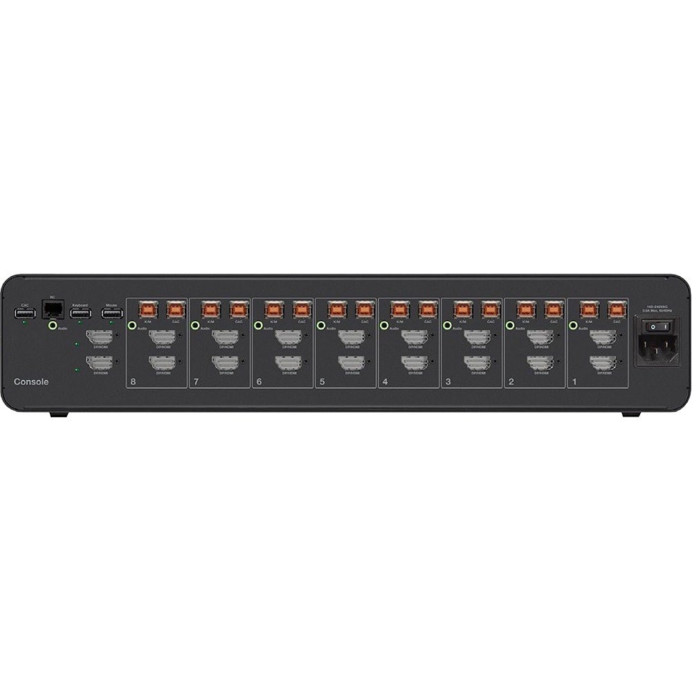 Belkin Universal 2nd Gen Secure KVM Switch, 8-Port Dual Head w/ CAC