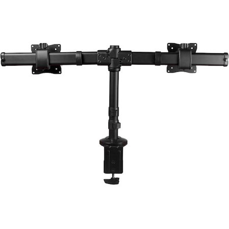 StarTech.com Desk-Mount Dual-Monitor Arm, For up to 27"(17.6lb/8kg) Monitors, Low Profile Design, Clamp/Grommet Mount, Dual Monitor Mount