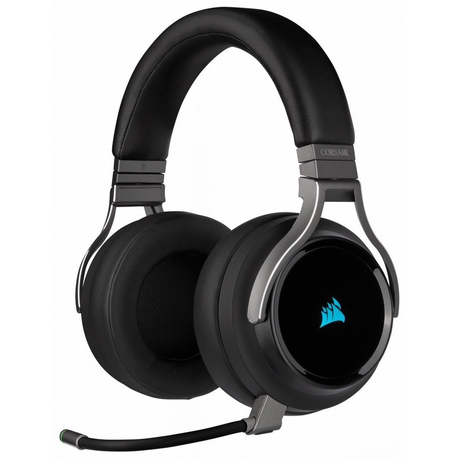 Corsair VIRTUOSO RGB Wired/Wireless Over-the-head Stereo Gaming Headset - Carbon