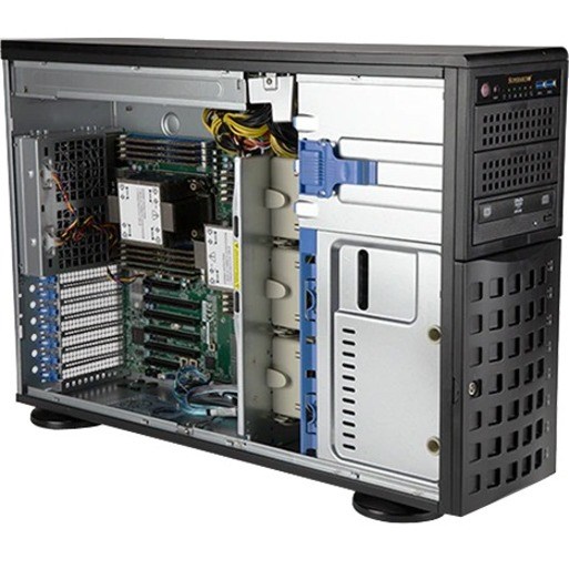 Supermicro SuperServer 740P-TR Server Barebone System - 4U Tower - Socket LGA-4189 - 2 x Processor Support