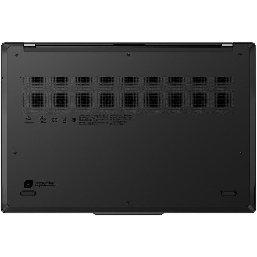 Lenovo ThinkPad Z16 Gen 1 21D40023AU 16" Notebook - WUXGA - 1920 x 1200 - AMD Ryzen 5 PRO 6650H Hexa-core (6 Core) 3.30 GHz - 16 GB Total RAM - 16 GB On-board Memory - 512 GB SSD - Arctic Gray, Black