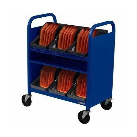 Bretford CUBE Transport Cart with Caddies - TVCT30CAD