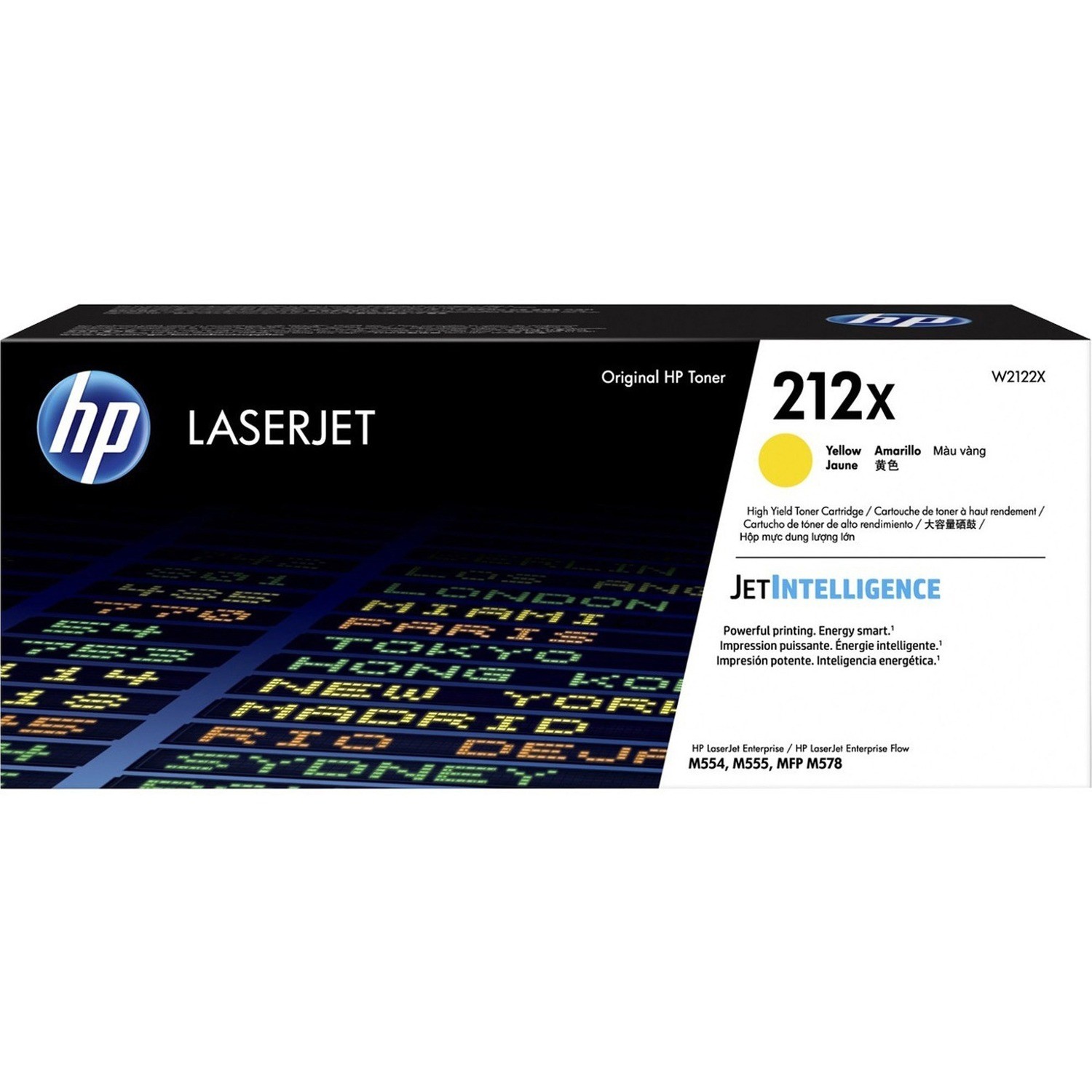 HP 212X YELLOW HIGH YIELD TONER - APPROX 10K PAGES - FOR M554, M555, M558 SERIES