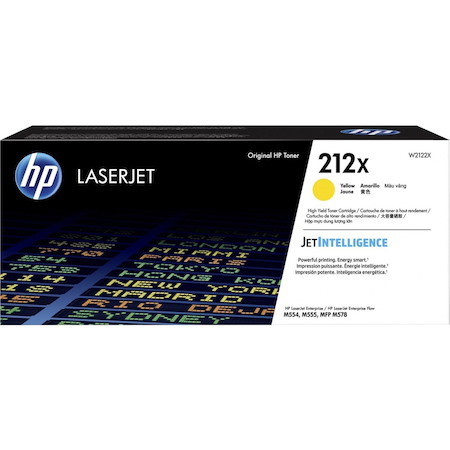 HP 212X Original High Yield Laser Toner Cartridge - Yellow - 1 Pack