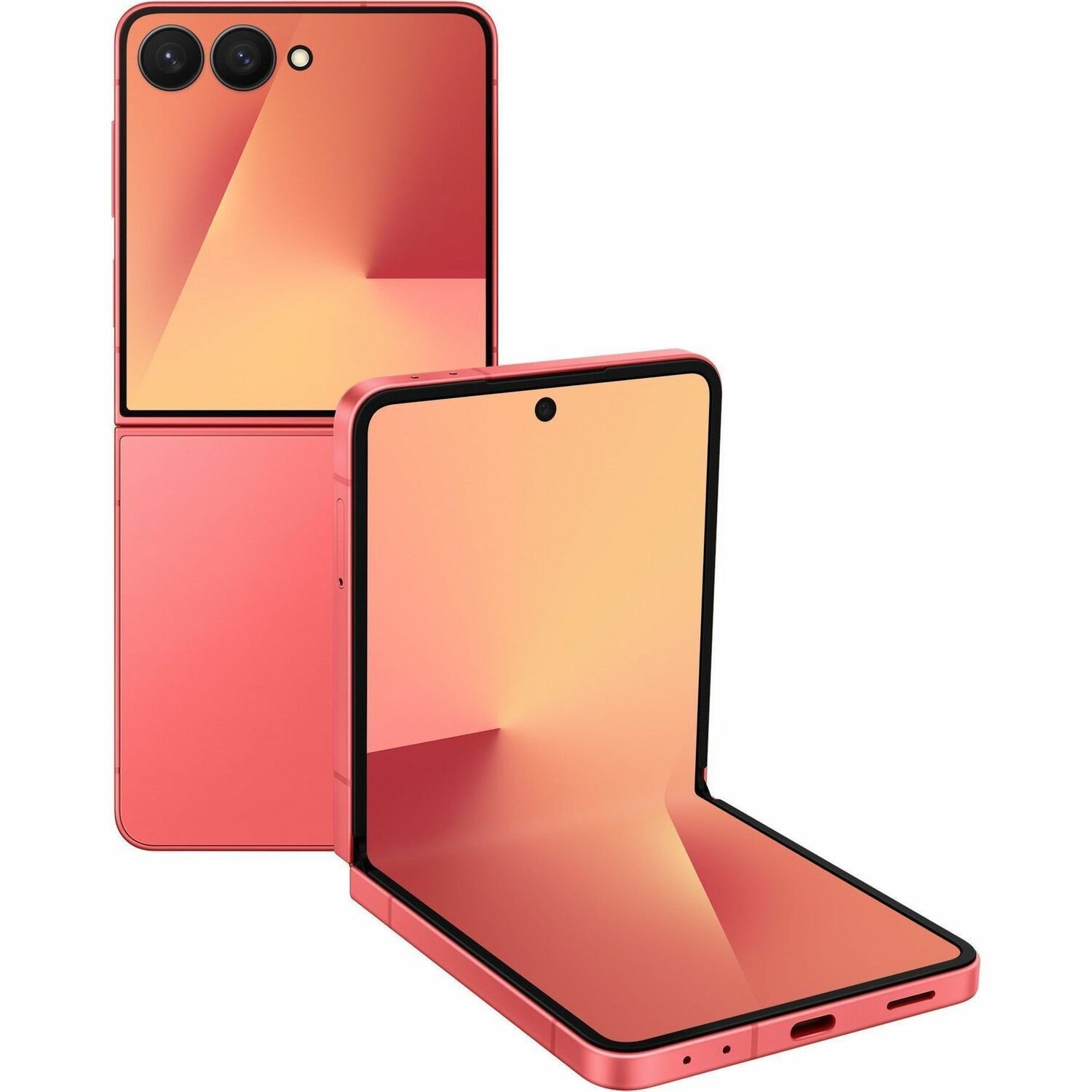 Samsung Galaxy Z Flip7 SM-F766W 512 GB Smartphone - 6.9" Flexible Folding Screen Dynamic AMOLED 2X Full HD Plus 2520 x 1080 - Deca-core (Cortex X5Single-core (1 Core) 3.30 GHz + Cortex A725 Dual-core (2 Core) 2.74 GHz + Cortex A725 Penta-core (5 Core) 2.36 GHz + Cortex A520 Dual-core (2 Core) 1.80 GHz) - 12 GB RAM - Android 16 - 5G - Coral Red