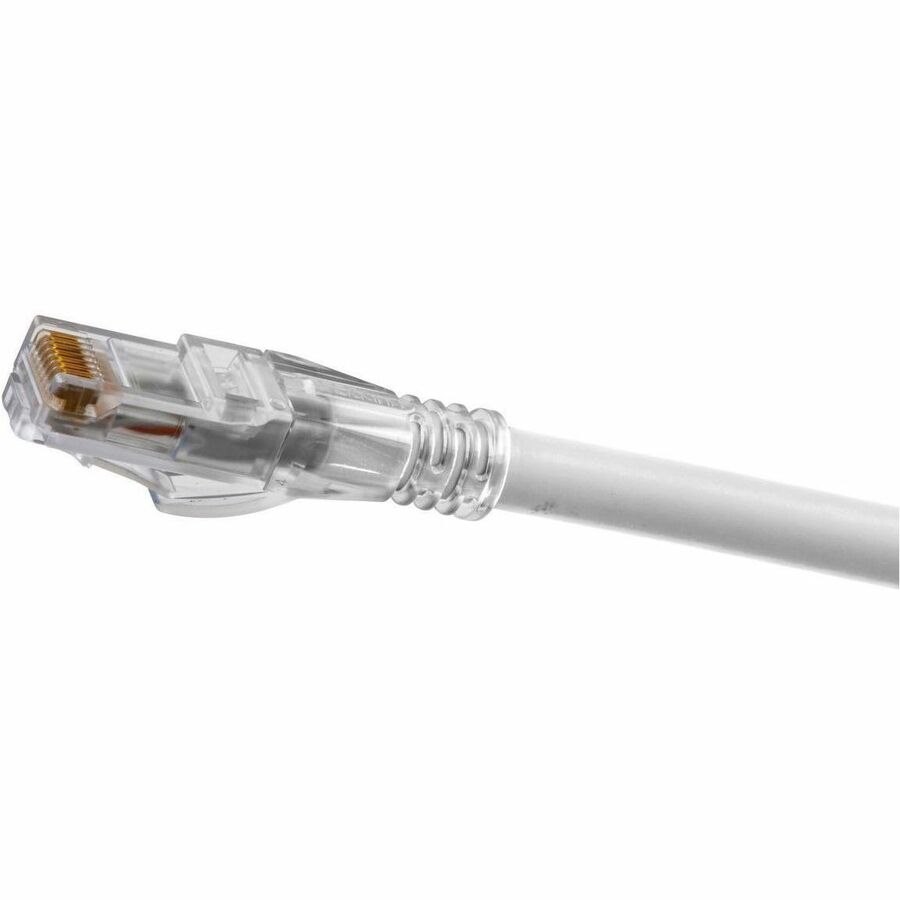 Hubbell Premise Wiring Copper Solutions, Patch Cords, Cat6, Shielded, White, 20' Length