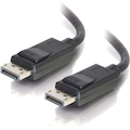 C2G 6ft DisplayPort Cable with Latches, 4K 60Hz, DisplayPort Male to DisplayPort Male, 30V