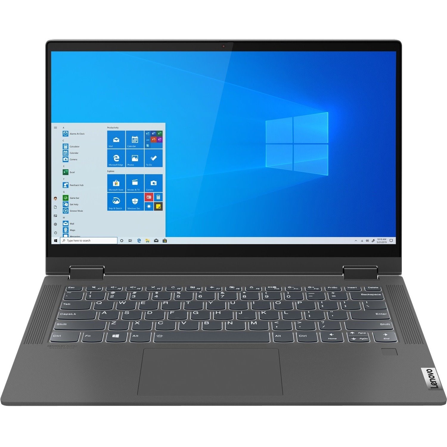 Lenovo IdeaPad Flex 5 14ITL05 82HS00QFCF 14" Touchscreen Convertible 2 in 1 Notebook - Full HD - Intel Core i7 11th Gen i7-1165G7 - 16 GB - 512 GB SSD - English (US), French Keyboard - Graphite Gray