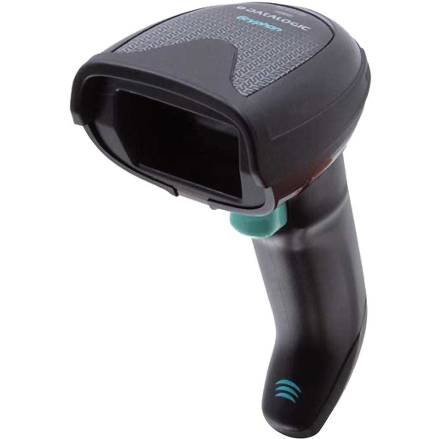 Datalogic Gryphon GM4500 Industrial, Retail, Light/Clean Manufacturing, Healthcare, Transportation Handheld Barcode Scanner Kit - Wireless Connectivity - Black - USB Cable Included