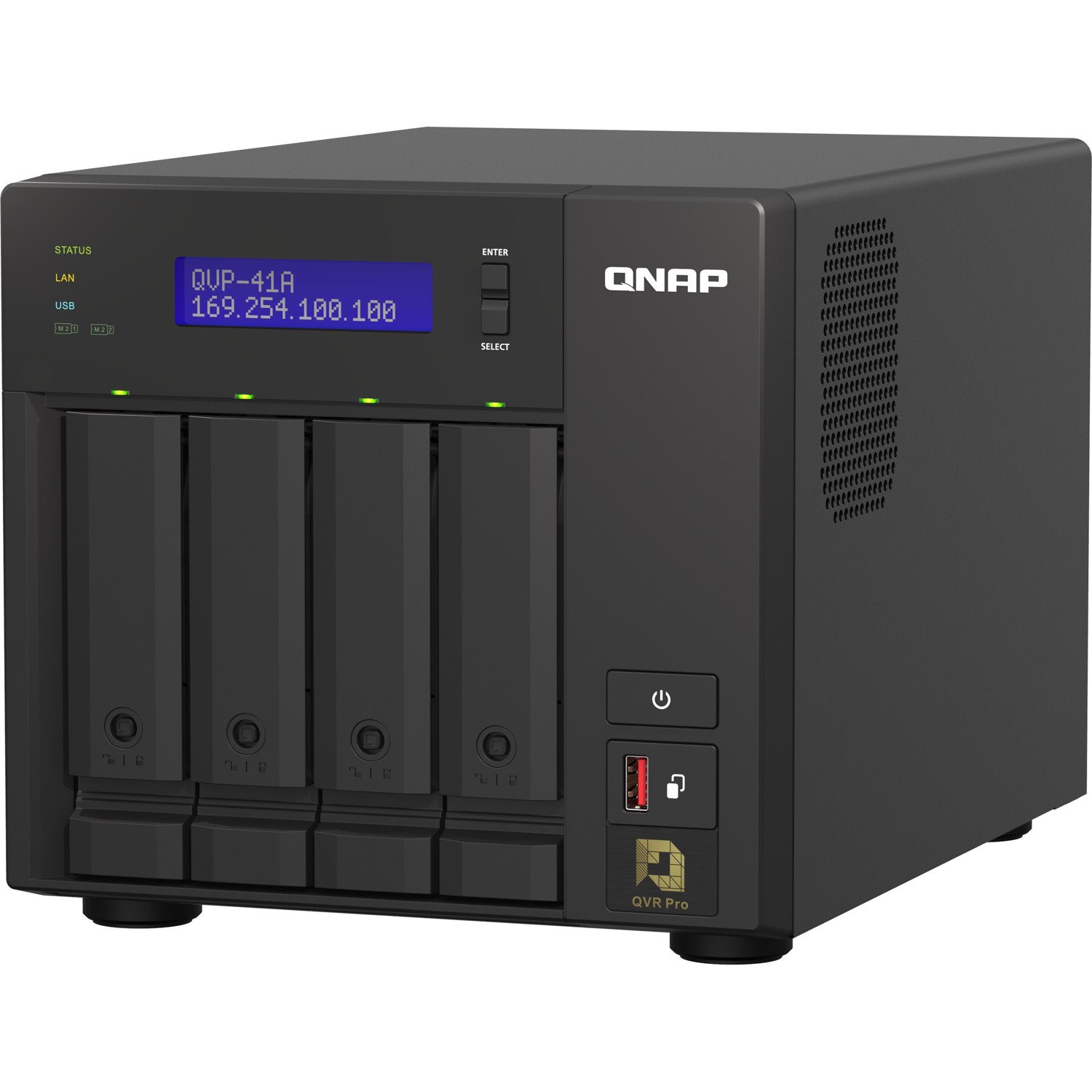 QNAP 4-Bay High-Performance NVR for SMBs, SOHO, and Home