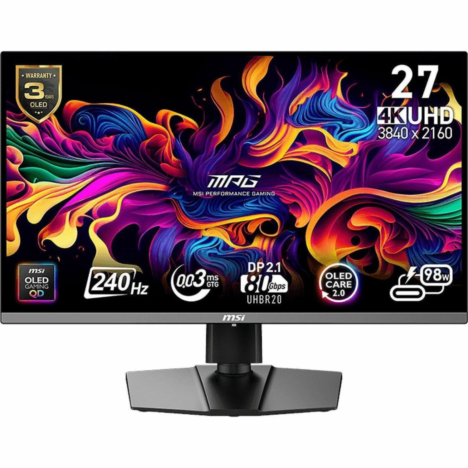 Msi MPG 272Urxde - OLED-Monitor - Gaming