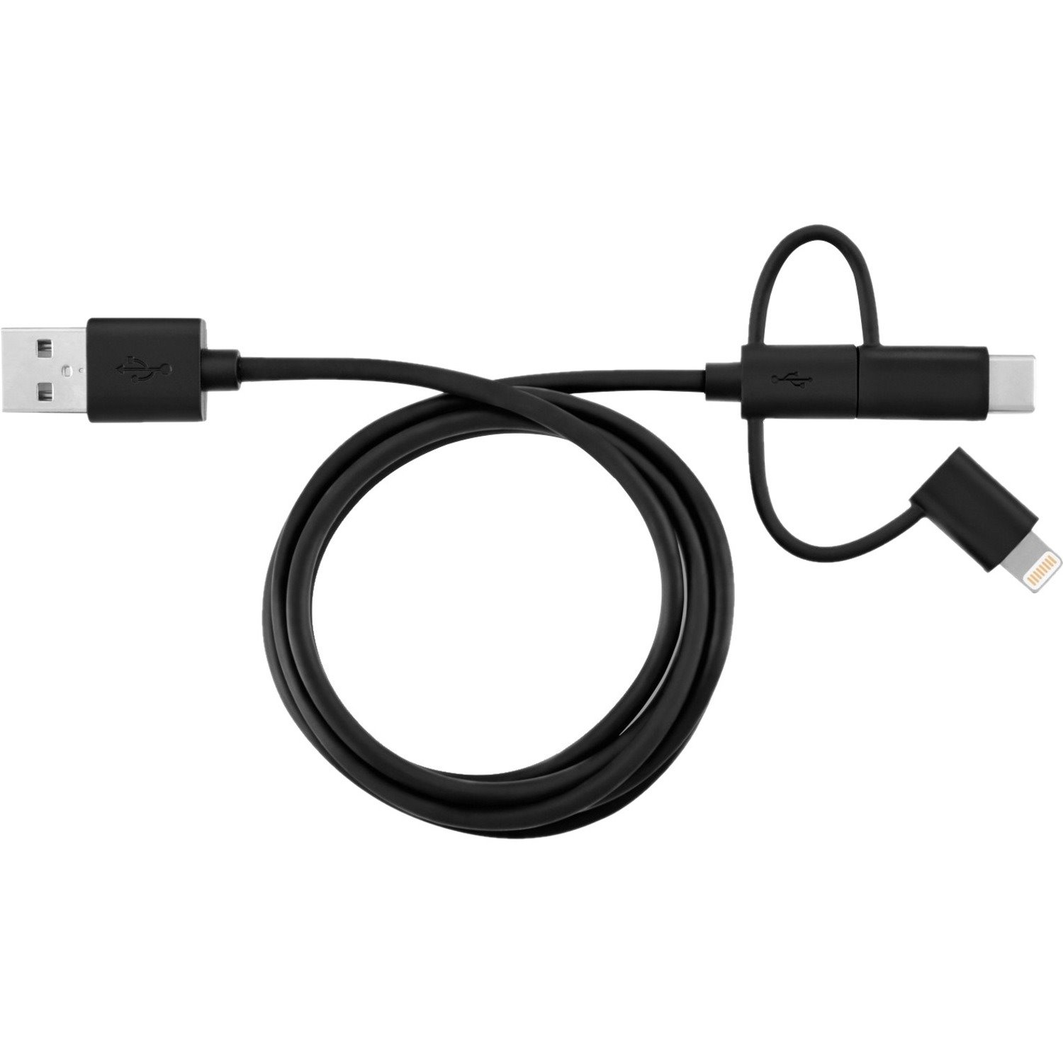 V7 LTCMUSB1M-BLK-1E 1 m Lightning/Micro-USB/USB Data Transfer Cable