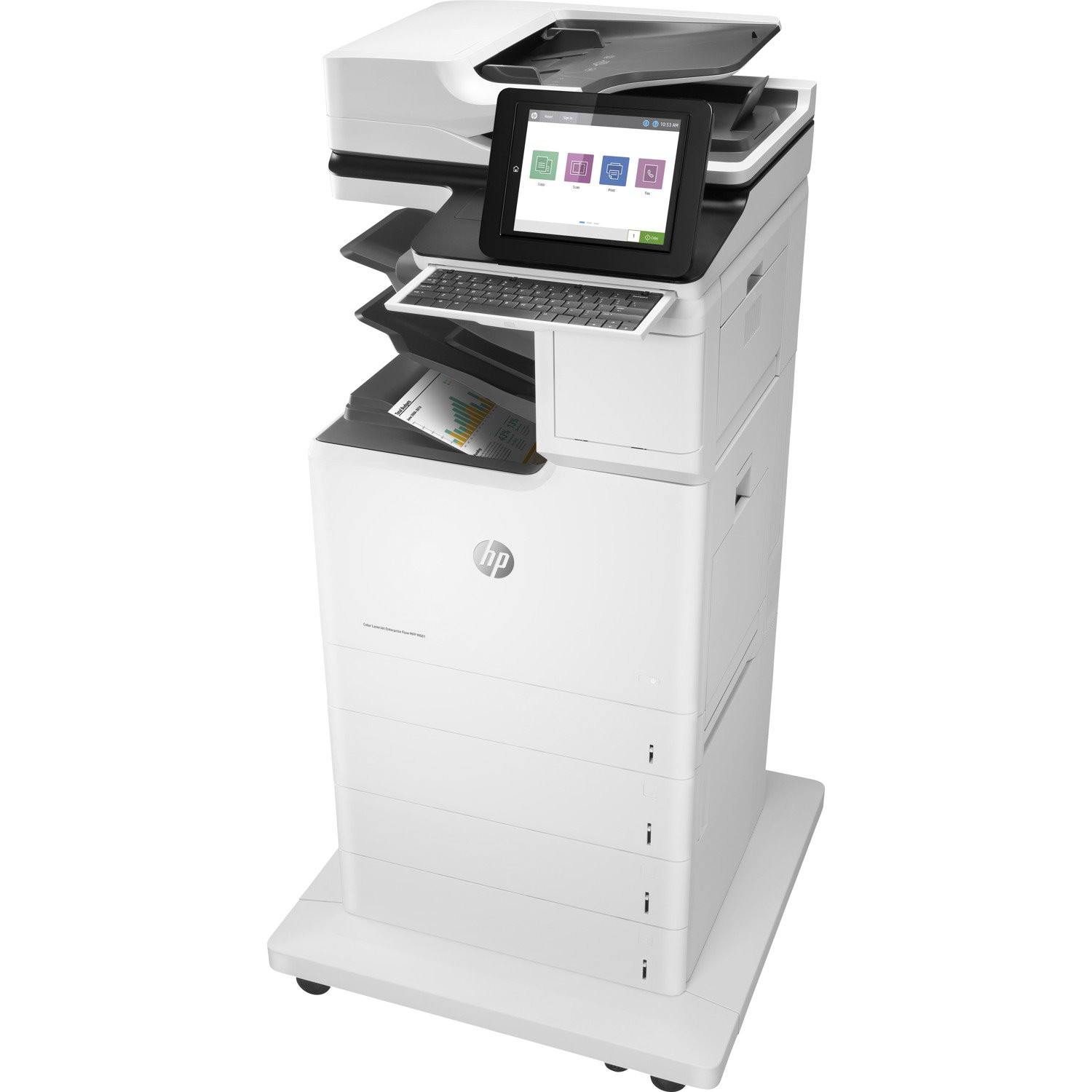 HP LaserJet M681z Laser Multifunction Printer - Colour