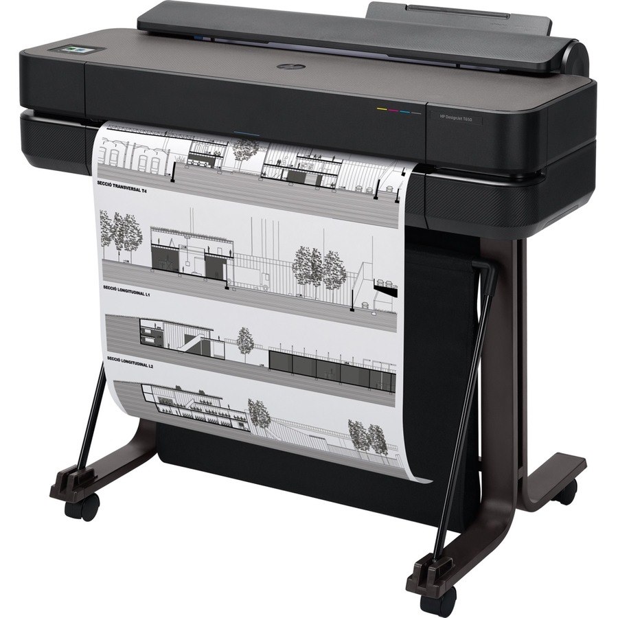 HP Designjet T650 Inkjet Large Format Printer - 610 mm (24.02") Print Width - Colour