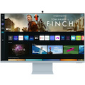 Samsung S32BM80BUN 32" Class 4K UHD Smart LCD Monitor - 16:9 - Daylight Blue