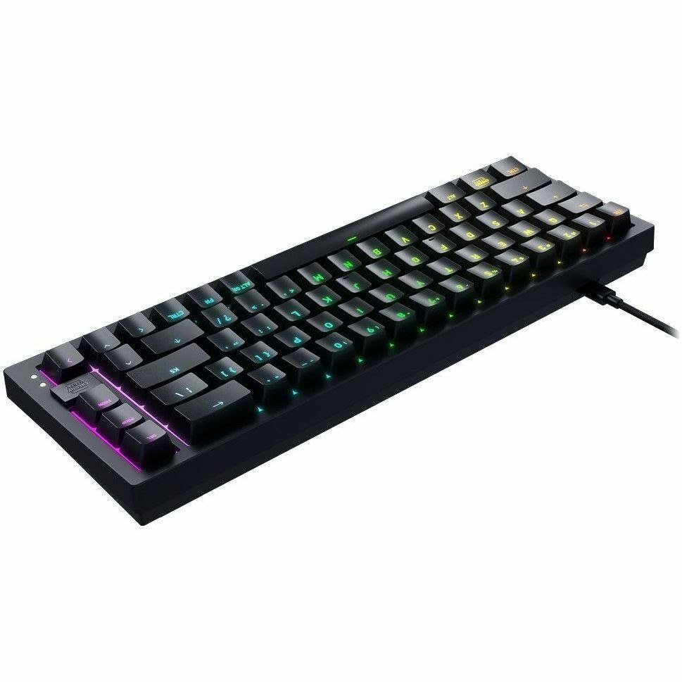 CHERRY XTRFY CX-K5V2-RGB-CPT Gaming Keyboard - Cable Connectivity - USB 3.0 Interface - RGB LED
