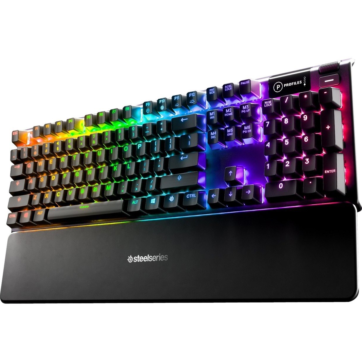 SteelSeries Apex 5 Gaming Keyboard - Cable Connectivity - USB Interface - English (UK) - QWERTY Layout - Black