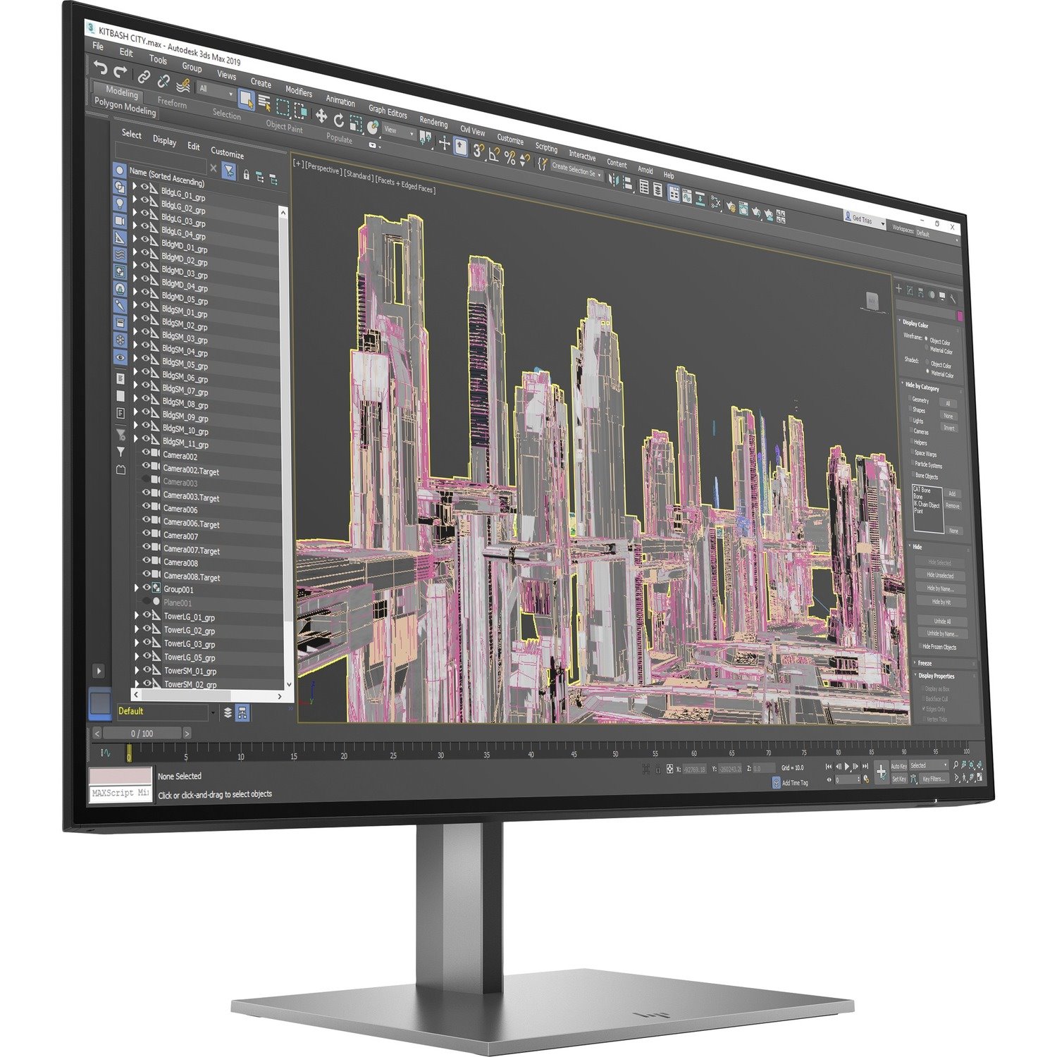 HP Z27u G3 27" Class WQHD LCD Monitor - 16:9