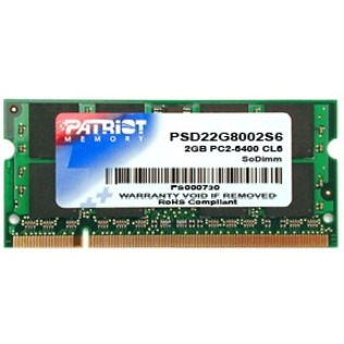 Patriot Memory Signature PSD22G8002S RAM Module - 2 GB (1 x 2GB) - DDR2-800/PC2-6400 DDR2 SDRAM - CL6 - 1.80 V