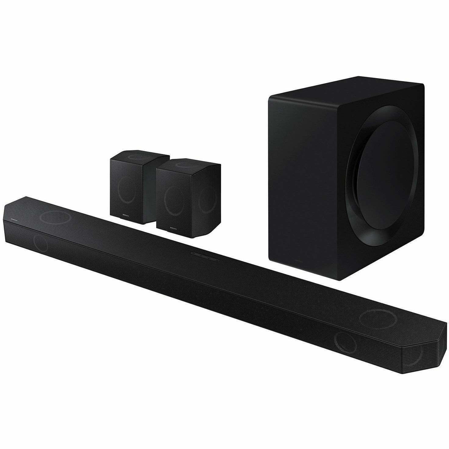 Samsung HW-Q990D 11.1.4 Bluetooth Sound Bar Speaker - 656 W RMS - Alexa Supported - Graphite Black