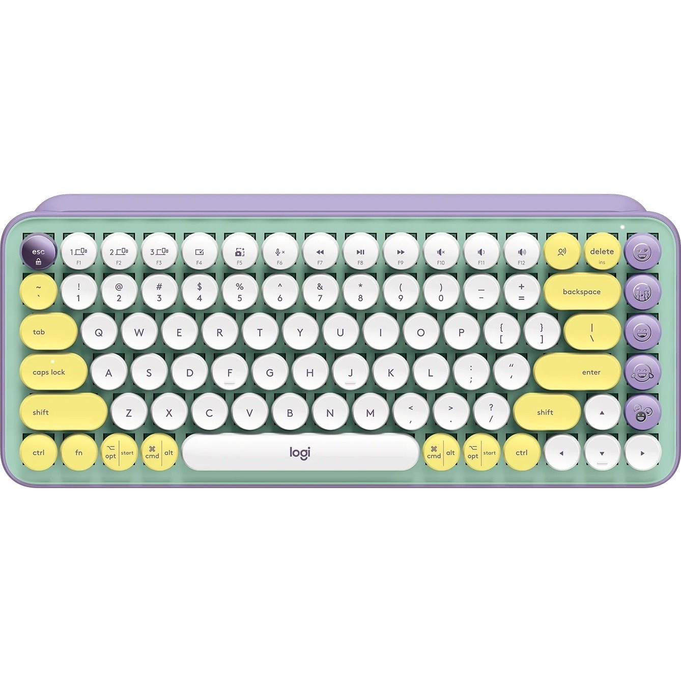 Logitech POP Keys Wireless Mechanical Keyboard with Customizable Emoji Keys