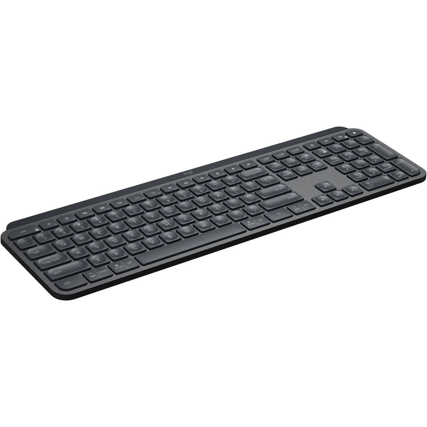 Logitech MX Keys Keyboard - Wireless Connectivity - USB Interface - Danish, Finnish, Swedish, Norwegian