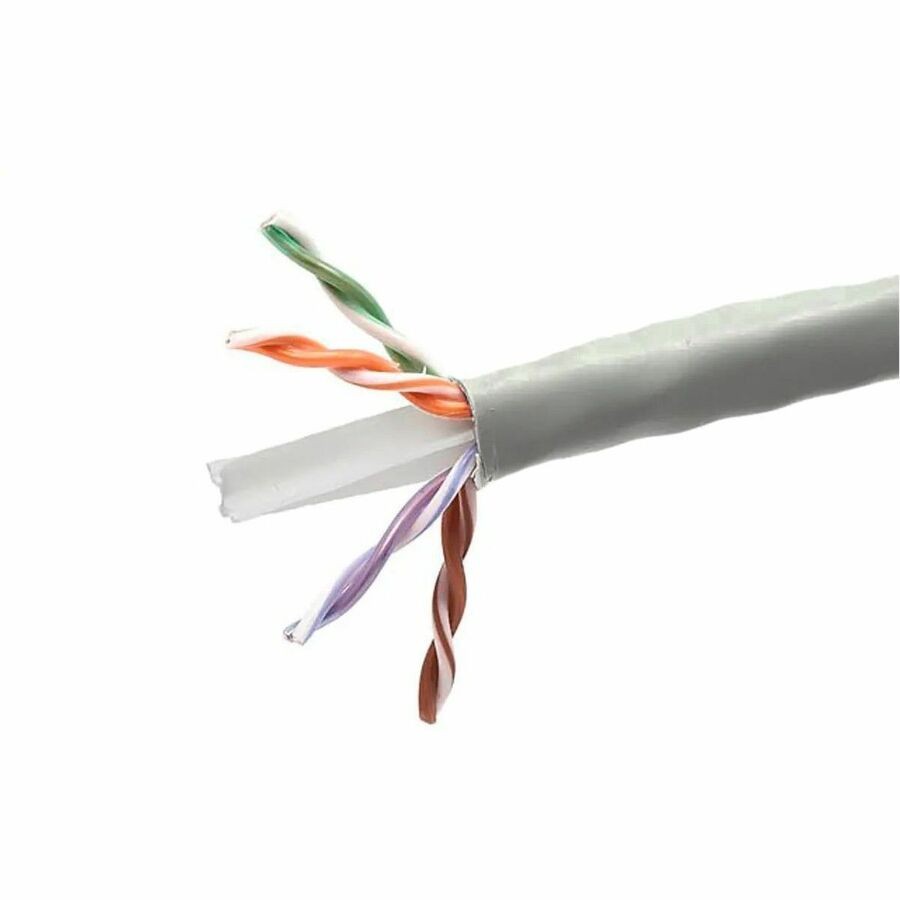 Monoprice Cat6 CMP Bulk Cable - (Ul) 1000FT_ Gray_ Utp_ Solid_ 23Awg_ 550MHZ_ Pu