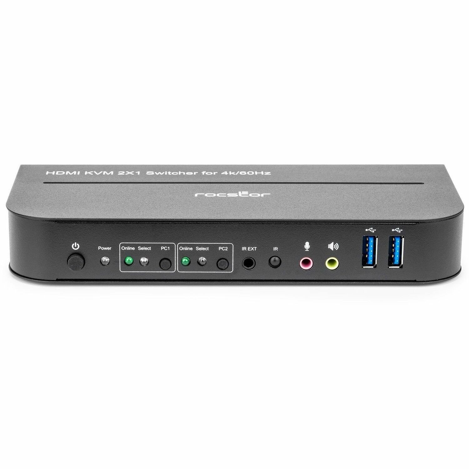 Rocstor SolidKVM SK06 4K HDMI and USB 3.0 2×1 KVM Switch