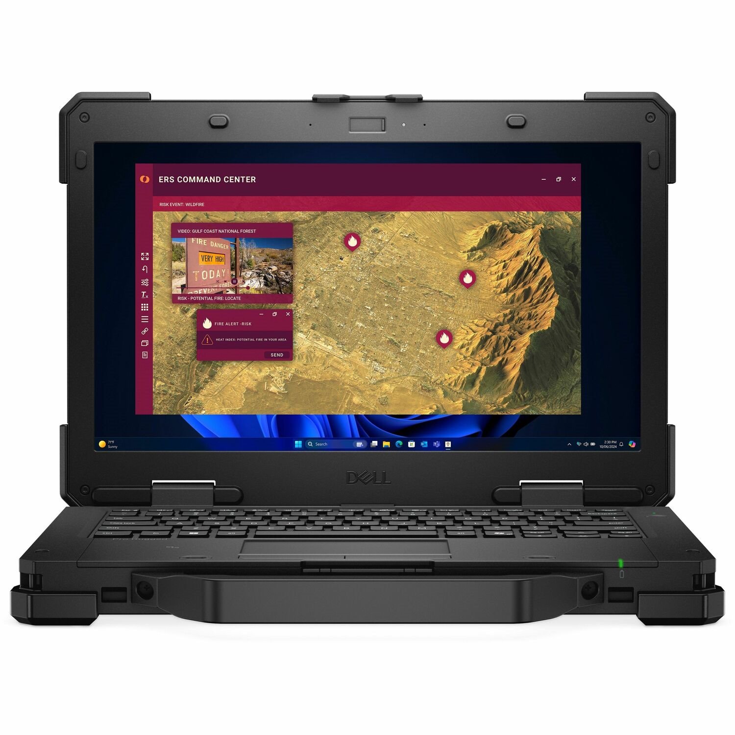 Dell Pro Rugged 13 RA13250 13.3" Touchscreen Rugged Notebook - Full HD - Intel Core Ultra 5 14th Gen 135U - 16 GB - 512 GB SSD - English (US) Keyboard - Black