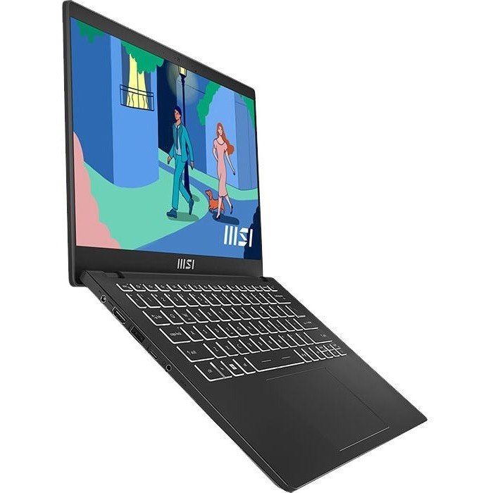 MSI Modern 14 Modern 14 C12M-032 14" Notebook - Full HD - 60 Hz - Intel Core i5 12th Gen i5-1235U - 8 GB - 512 GB SSD - Classic Black