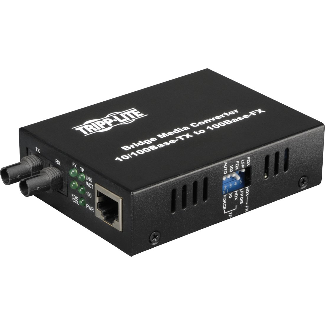 Eaton Tripp Lite Series Multimode Fiber to Ethernet Media Converter, 10/100BaseT to 100BaseFX-ST, 2km, 1310nm